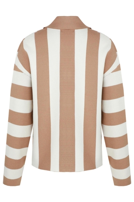 C&S The Label camel dames vest | Achteraanzicht