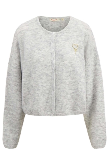 Zusss Vest BASIC VESTJE 0306 085 0009 MIDDENGRIJS