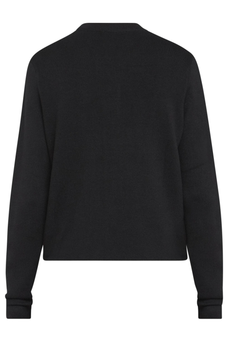 SisterS point zwarte dames vest | Achteraanzicht