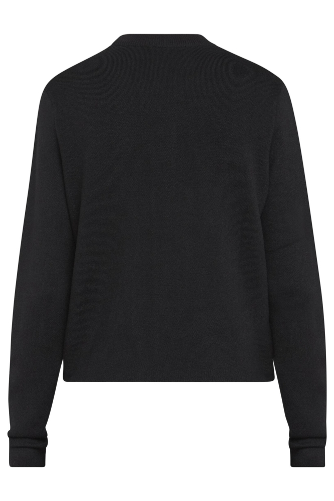 SisterS point zwarte dames vest | Achteraanzicht