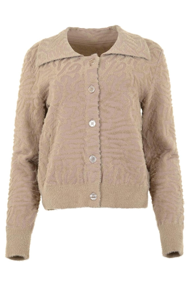 Maicazz beige dames vest | Vooraanzicht
