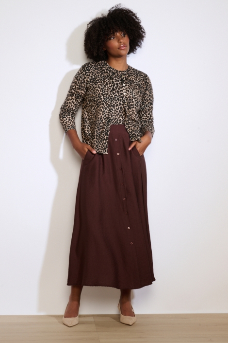 LolaLiza beige dames vest | Model