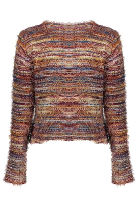 Geisha bordeaux dames vest | Achteraanzicht