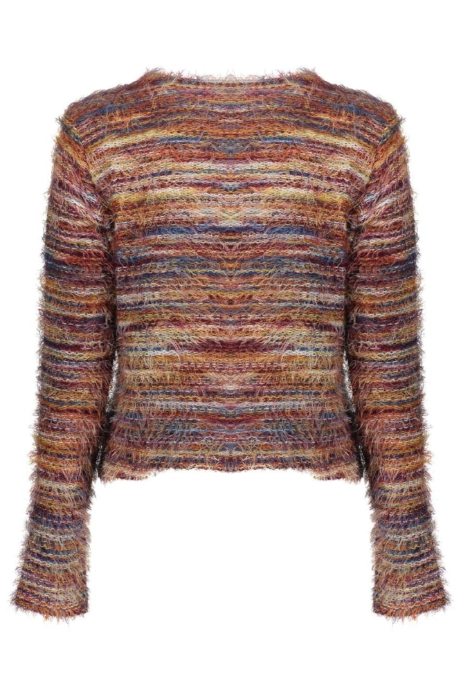 Geisha bordeaux dames vest | Achteraanzicht