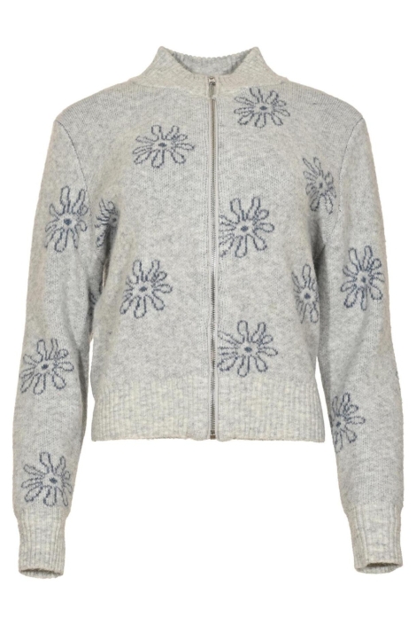 Maicazz grijze dames vest | Vooraanzicht