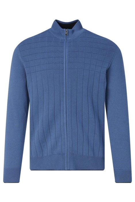 Campbell blauwe heren vest | Vooraanzicht