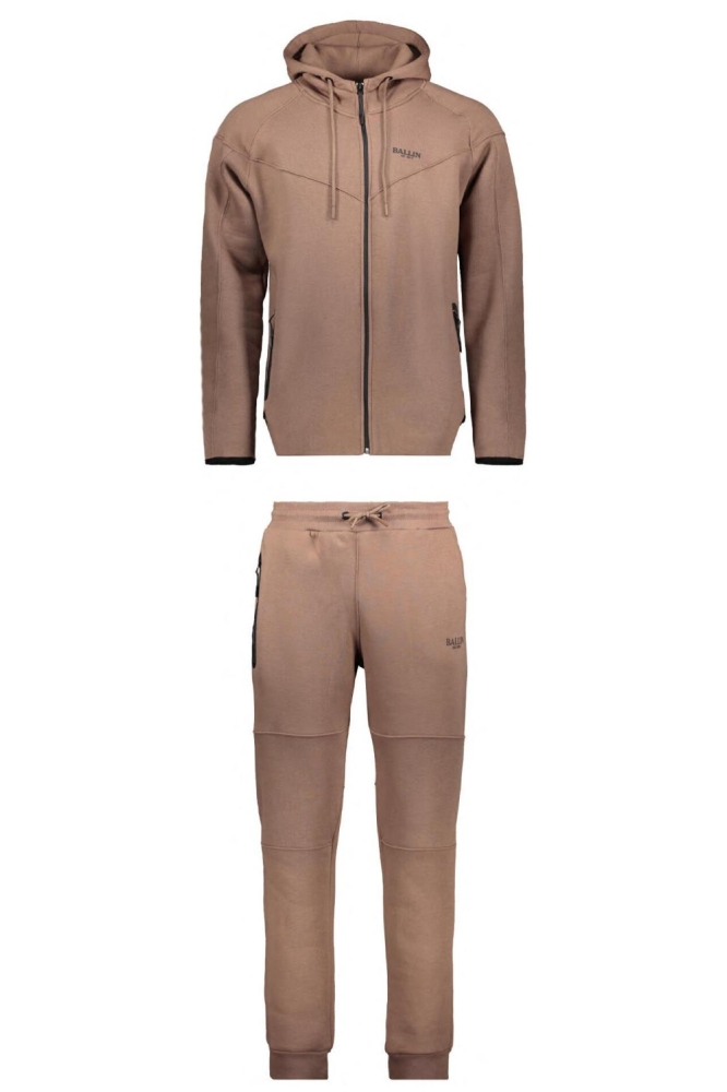 Ballin bruine heren sweater | Vooraanzicht