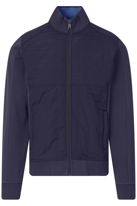 Campbell blauwe heren vest | Vooraanzicht