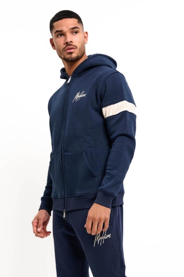 Malelions CAPTAIN ZIP HOODIE MM2 AW25 18 303 NAVY