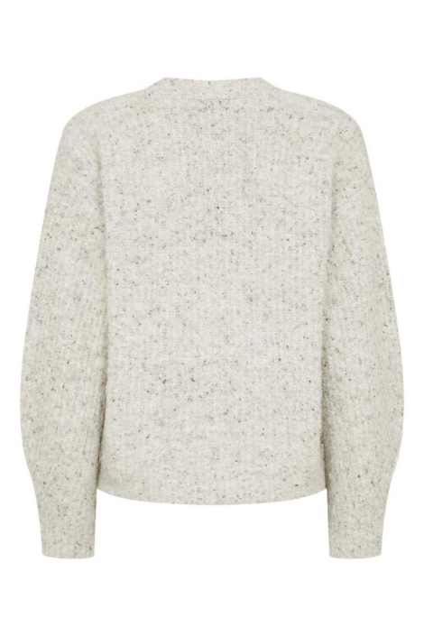 Freequent ecru dames vest | Achteraanzicht