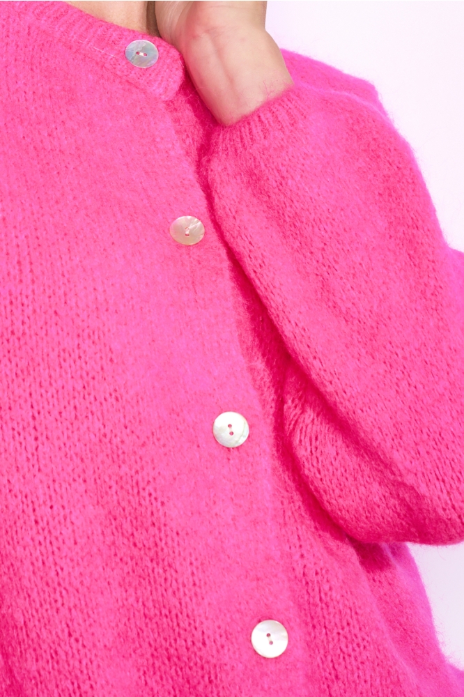 LolaLiza roze dames vest | Close up