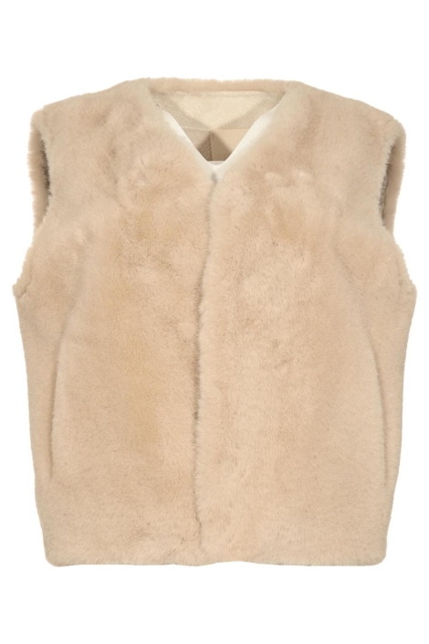 Maicazz beige dames vest | Vooraanzicht