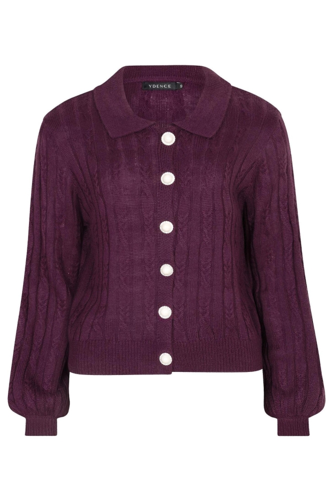 Ydence bordeaux dames vest | Vooraanzicht