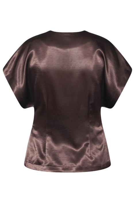 SisterS point bruine dames blouse | Achteraanzicht