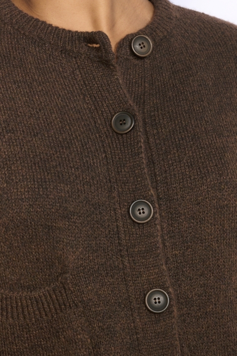 LolaLiza bruine dames vest | Kleurstaal