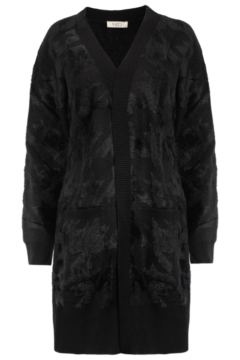 NED zwarte dames vest | Vooraanzicht