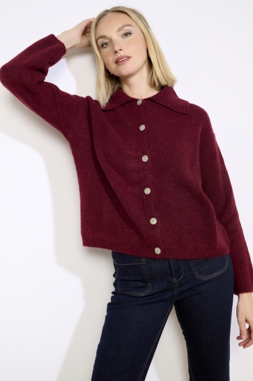 LolaLiza Vest N POLOCARDI 04101403 1467 Bordeaux Wine