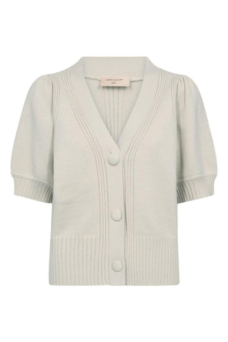 Freequent beige dames vest | Vooraanzicht
