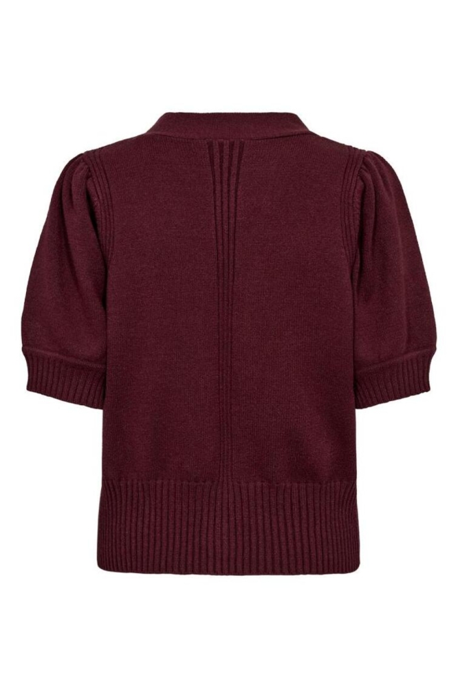 Freequent bordeaux dames vest | Achteraanzicht