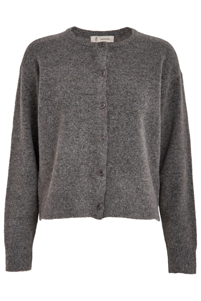 Peppercorn taupe dames vest | Vooraanzicht