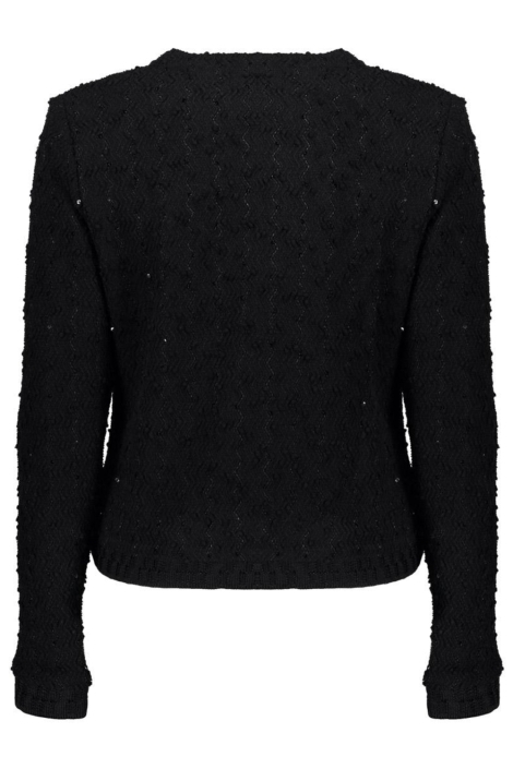 Geisha zwarte dames vest | Achteraanzicht