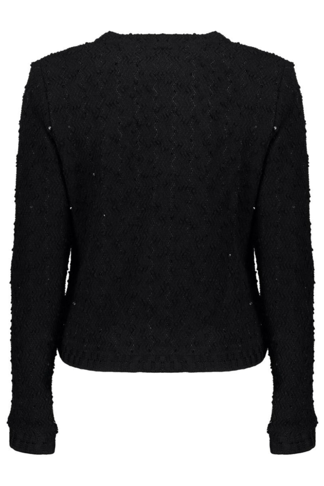 Geisha zwarte dames vest | Achteraanzicht