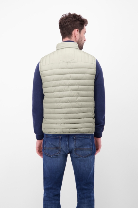 Lerros grijze heren jas | Model achteraanzicht