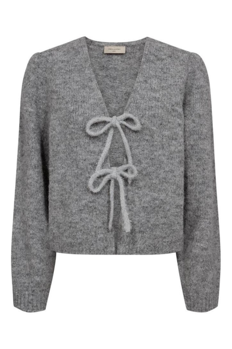 Freequent grijze dames vest | Vooraanzicht