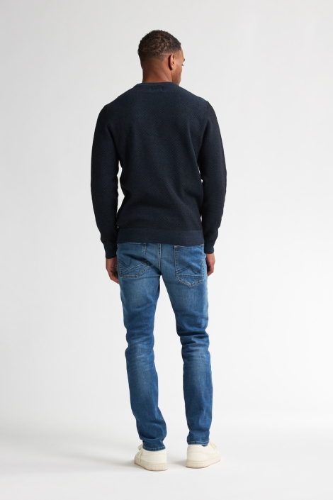 Petrol Industries blauwe heren trui | Model