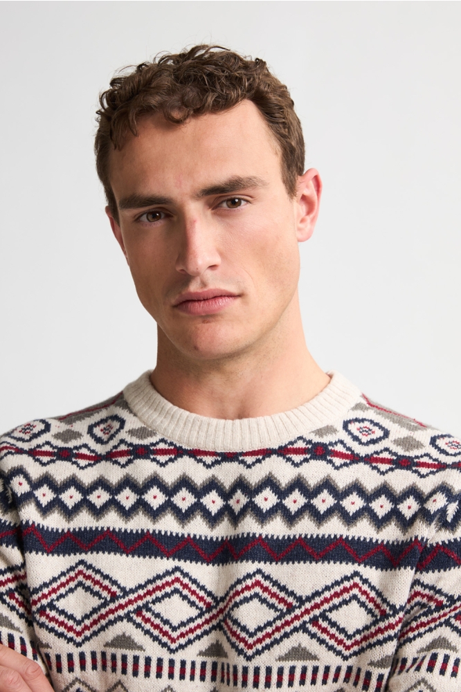 Petrol Industries beige heren trui | Close up