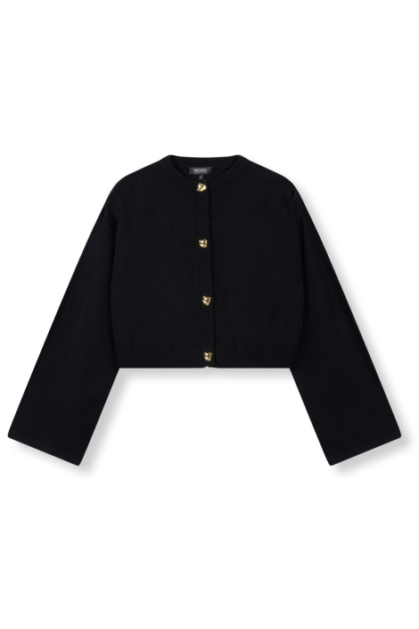 Refined Department zwarte dames vest | Achteraanzicht