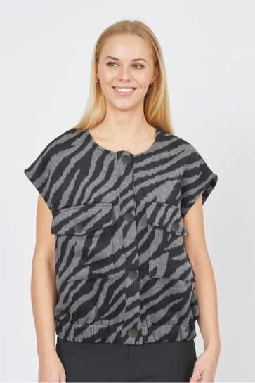 SisterS point Vest GERI VE2 18349 BLACK/GREY