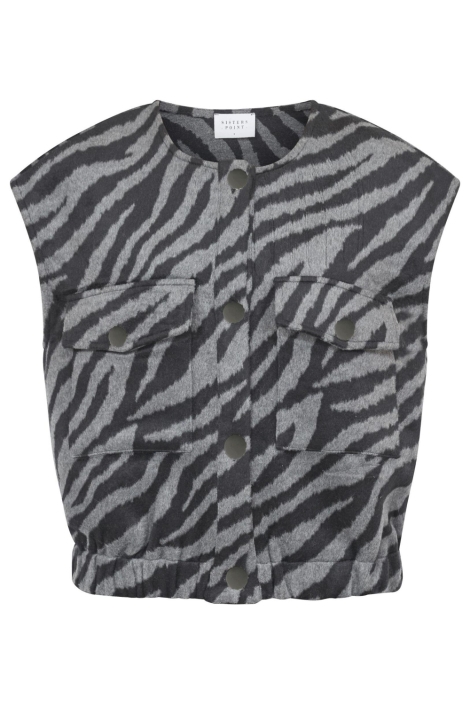 SisterS point grijze dames gilet | 