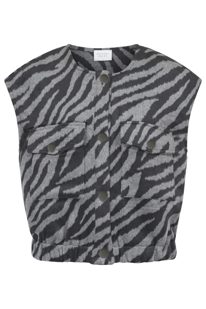 SisterS point grijze dames gilet | 
