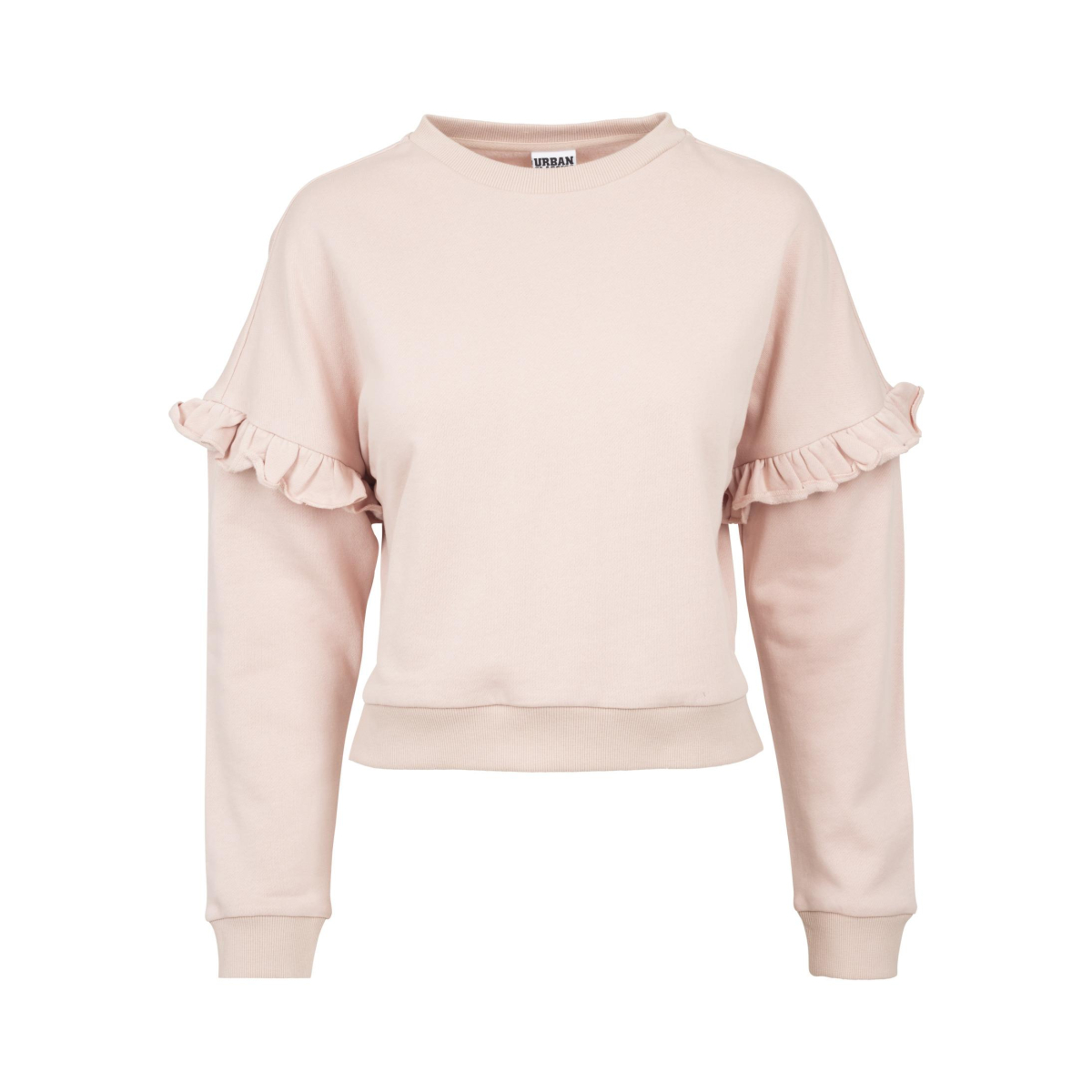 oversize volant tb1845 urban classics sweater light rose Volant Dames Truien & Vesten | KLEDING.nl
