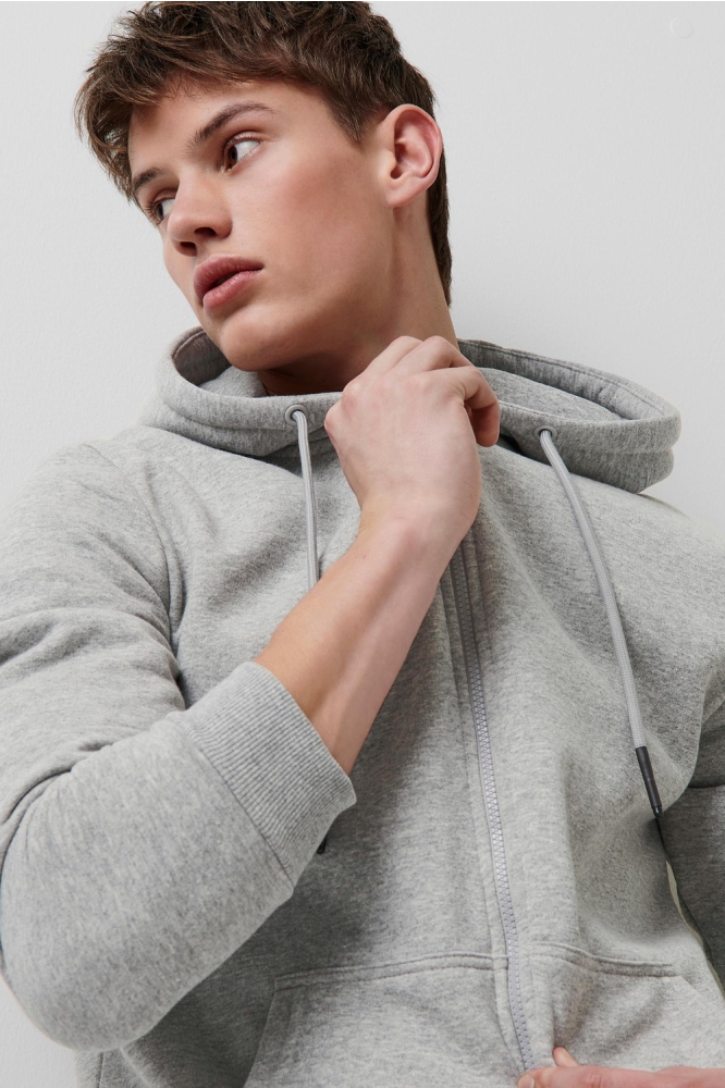 Only & Sons grijze heren vest | Close up
