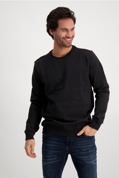 Cars zwarte heren sweater | Model vooraanzicht
