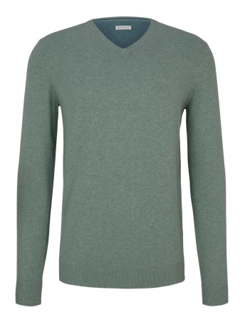Tom Tailor Trui GEMELEERDE TRUI MET V HALS 1027300XX10 28732