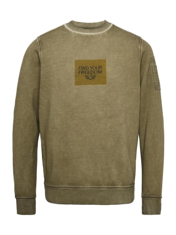 PME legend Trui COLD DYED TERRY SWEATER PSW2209438 8036