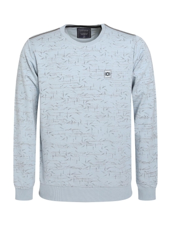 Gabbiano Trui SWEATER MET PRINT 773513 BLUE ROCK