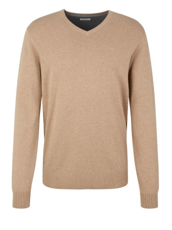 Tom Tailor Trui GEVLEKTE TRUI MET V HALS 1012820XX10 31089