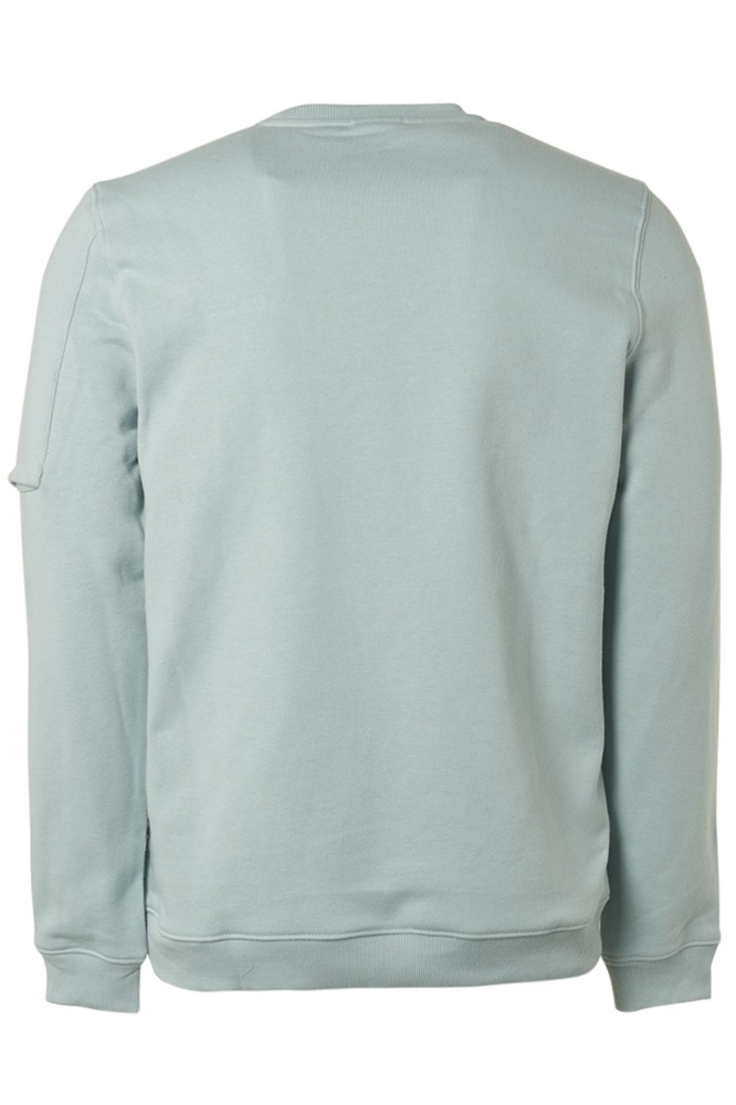SWEATER CREWNECK POCKET ON SLEEVE Q09100200 134 SKY