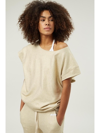 10 Days Trui SHORT SLEEVE SWEATER 20 815 3202 1078 LIGHT SAFARI
