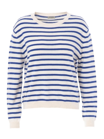 JcSophie Trui TYLER SWEATER T9203 139 OFF WHITE BLUE