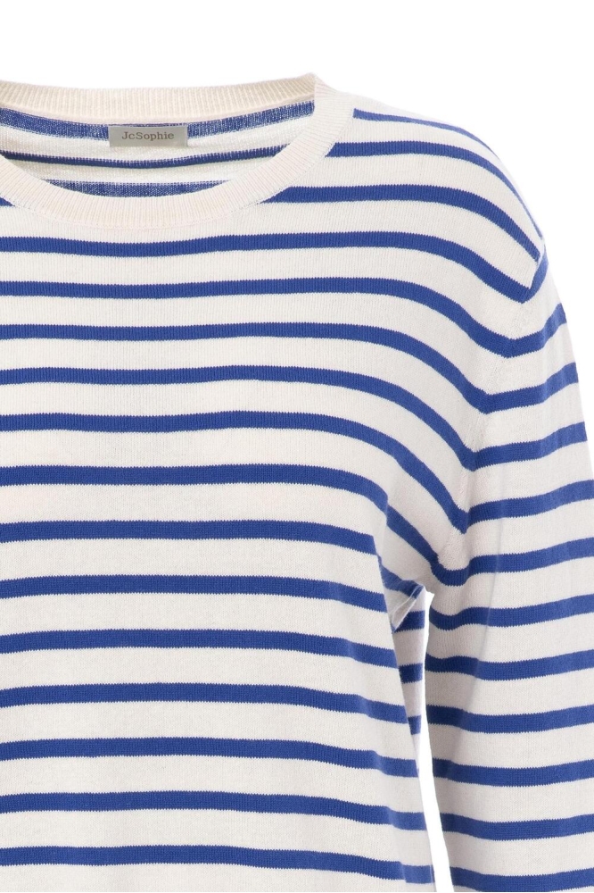 TYLER SWEATER T9203 139 OFF WHITE BLUE