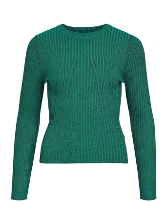 Object Trui OBJRIKE L/S KNIT PULLOVER 129 23042918 Lush Meadow/W. lush me