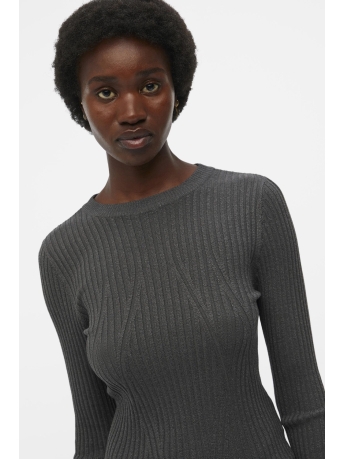 Object Trui OBJRIKE L/S KNIT PULLOVER 129 23042918 Magnet/W. magnet