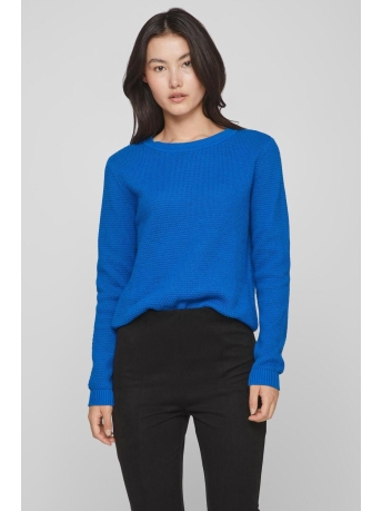 Vila Trui VIDALO O-NECK L/S KNIT TOP- NOOS 14082767 Lapis Blue