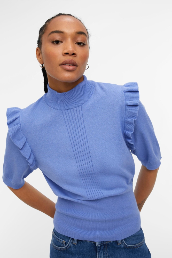 OBJROYA REYNARD KNIT PULLOVER PB14 23042268 PERSIAN JEWEL