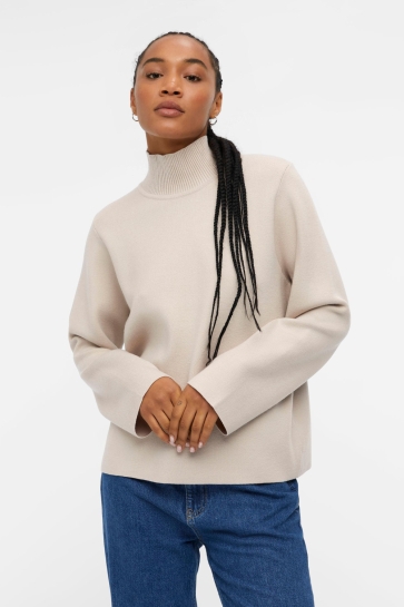 Object OBJREYNARD SQUARE SLEEVE PULLOVER N 23042198 SILVER GRAY